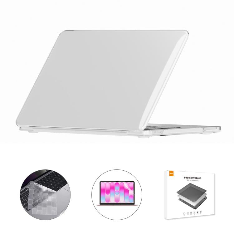 For MacBook Neo 13 inch 2026  - A3404 512G ENKAY US Version 3 in 1 Crystal Protective Case with TPU Keyboard Film & PET Screen Protector