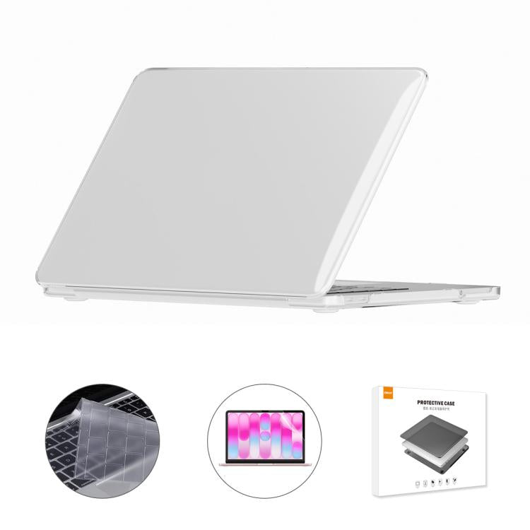 For MacBook Neo 13 inch 2026  - A3404 256G ENKAY US Version 3 in 1 Crystal Protective Case with TPU Keyboard Film & PET Screen Protector