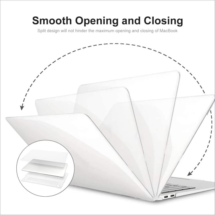 For MacBook Neo 13 inch 2026  - A3404 256G ENKAY US Version 3 in 1 Crystal Protective Case with TPU Keyboard Film & PET Screen Protector