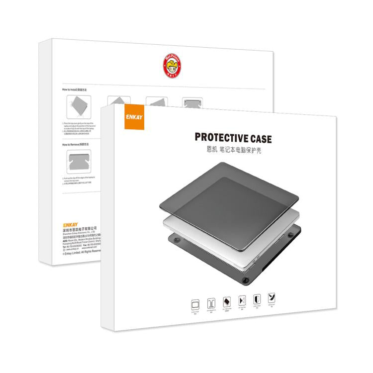For MacBook Neo 13 inch 2026  - A3404 256G ENKAY US Version 3 in 1 Crystal Protective Case with TPU Keyboard Film & PET Screen Protector