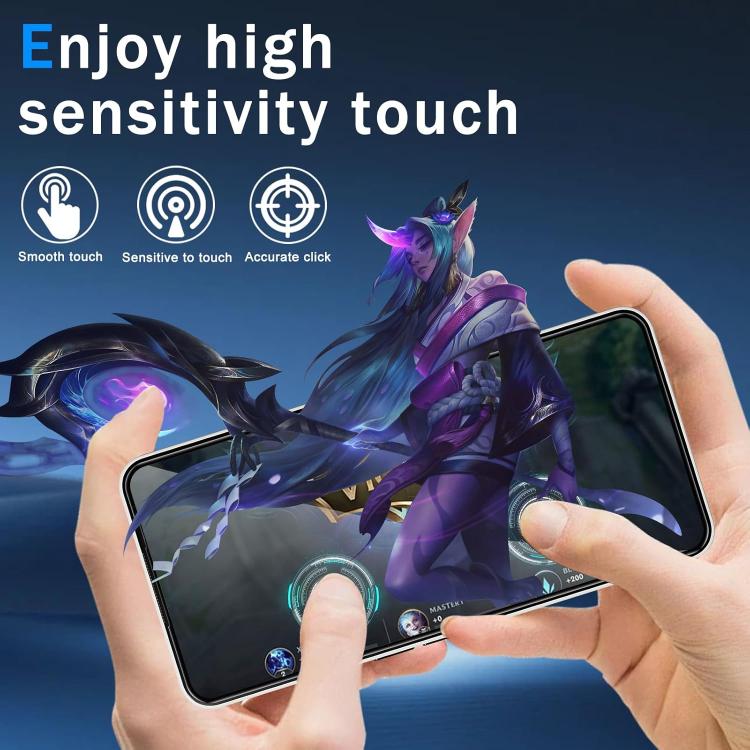 For Nothing Phone 2a Plus 25pcs High-Aluminum Full-Coverage Anti-Fingerprint Screen-Printed HD Tempered Glass Film