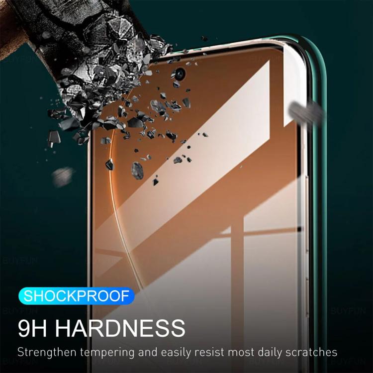 For OPPO A6 4G 25pcs High-Aluminum Semi-Screen Anti-Fingerprint HD Tempered Glass Film