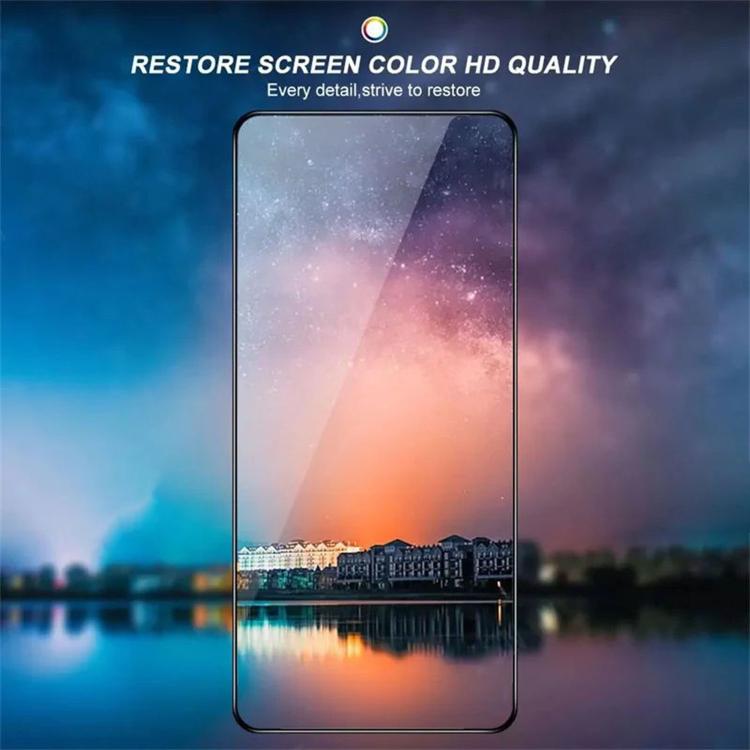 For OPPO A6t Pro 4G 25pcs High-Aluminum Full-Coverage Anti-Fingerprint Screen-Printed HD Tempered Glass Film