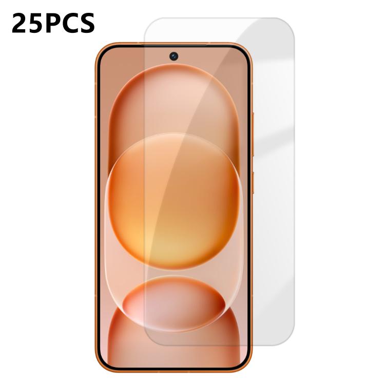 For Honor Magic8 Pro Air 25pcs High-Aluminum Semi-Screen Anti-Fingerprint HD Tempered Glass Film