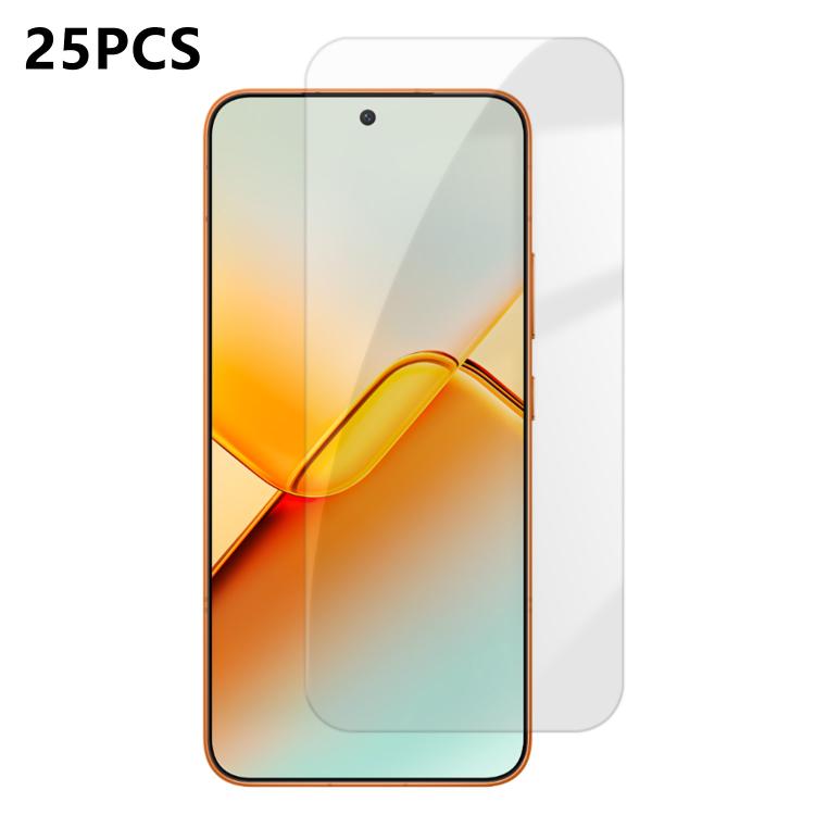 For Honor Power2 25pcs High-Aluminum Semi-Screen Anti-Fingerprint HD Tempered Glass Film