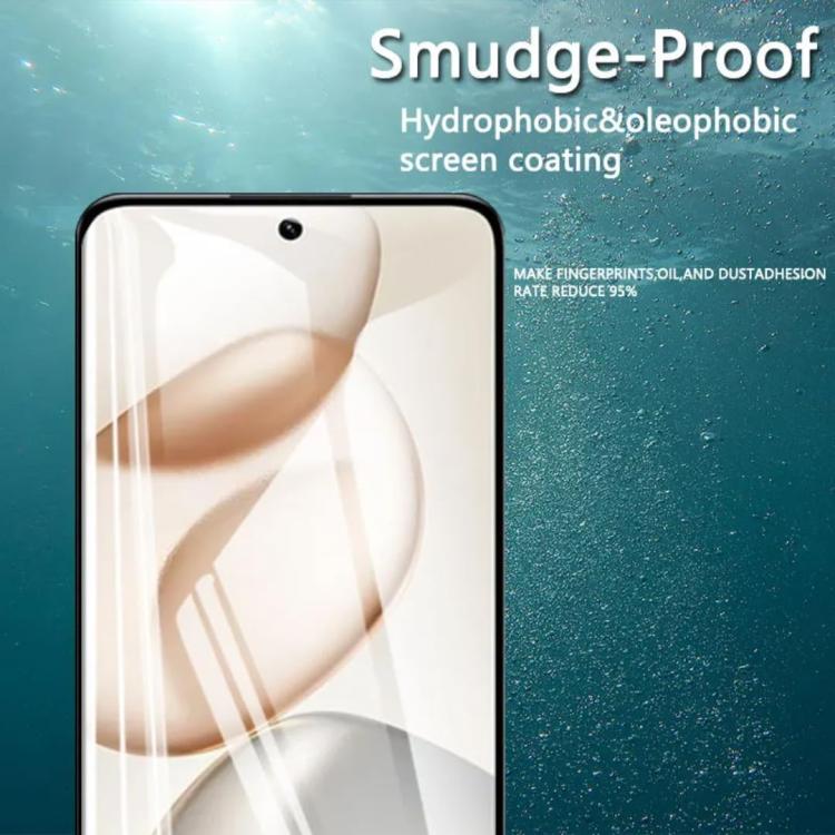 For Honor Win / Win RT 25pcs High-Aluminum Semi-Screen Anti-Fingerprint HD Tempered Glass Film