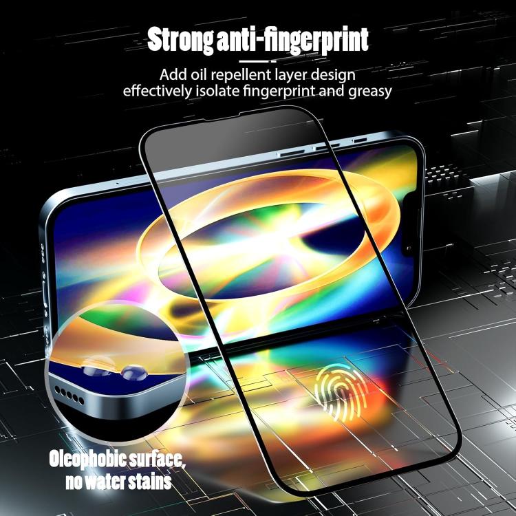 For Honor Power2 25pcs High-Aluminum Full-Coverage Anti-Fingerprint Screen-Printed HD Tempered Glass Film