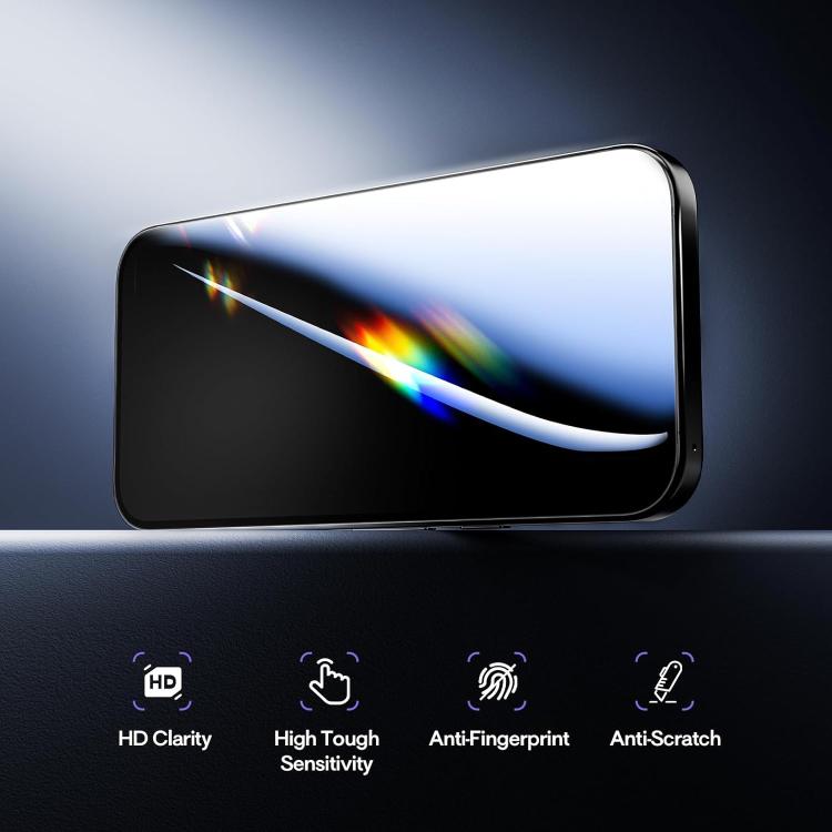 For Google Pixel 9 Pro 25pcs High-Aluminum Semi-Screen Anti-Fingerprint HD Tempered Glass Film