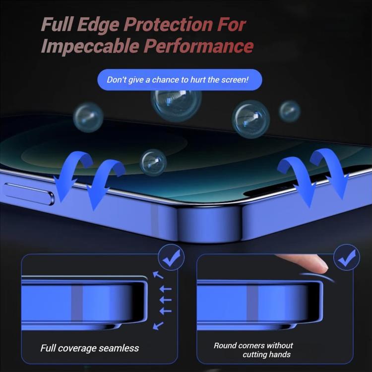 For Motorola Moto G Power 2025 25pcs High-Aluminum Full-Coverage Anti-Fingerprint Screen-Printed Privacy Tempered Glass Film