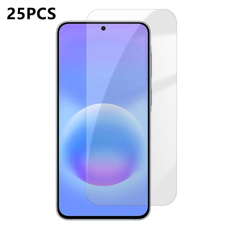 For Samsung Galaxy A57 5G 25pcs High-Aluminum Semi-Screen Anti-Fingerprint HD Tempered Glass Film