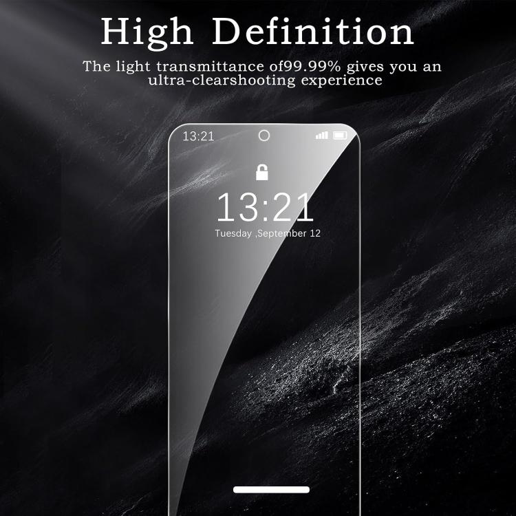 For Samsung Galaxy A05 25pcs High-Aluminum Semi-Screen Anti-Fingerprint HD Tempered Glass Film