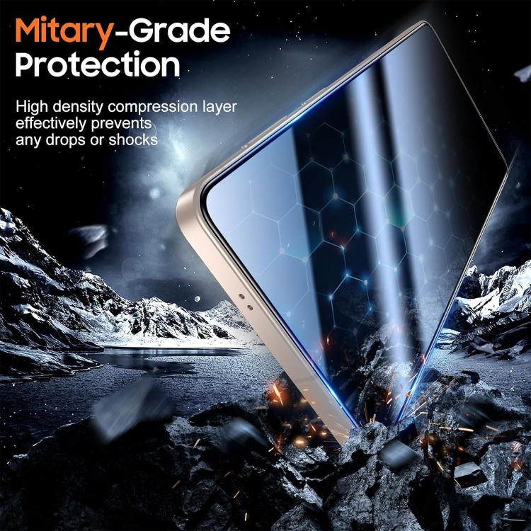 For Galaxy A17 5G 25pcs High-Aluminum Full-Coverage Anti-Fingerprint Screen-Printed HD Tempered Glass Film