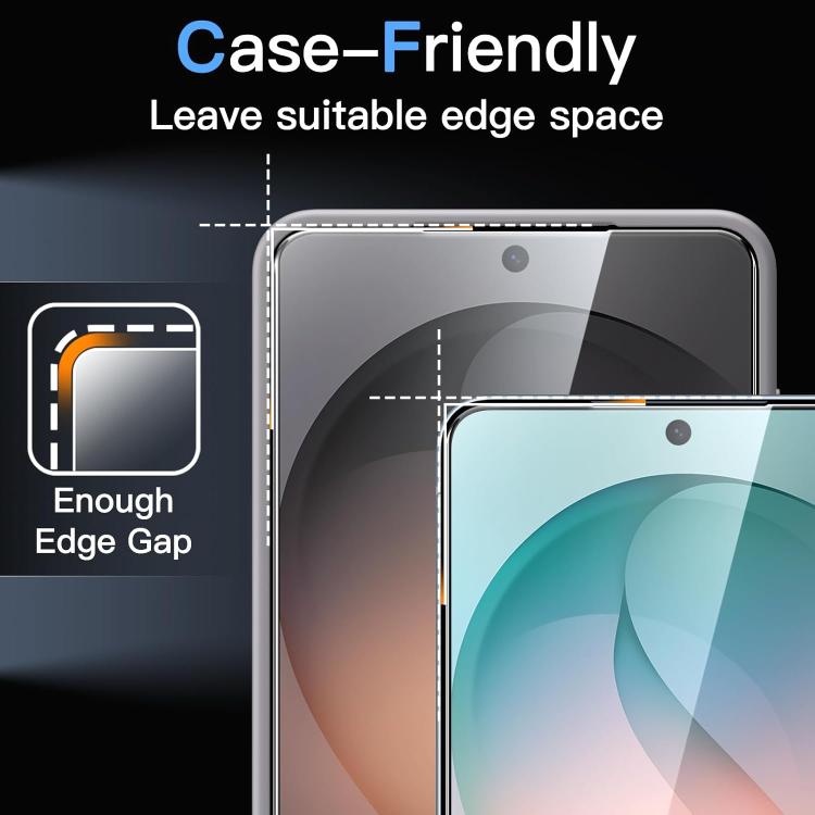 For Galaxy A05 25pcs High-Aluminum Full-Coverage Anti-Fingerprint Screen-Printed HD Tempered Glass Film