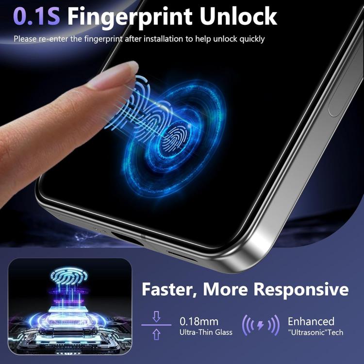 For Galaxy A05 25pcs High-Aluminum Full-Coverage Anti-Fingerprint Screen-Printed Privacy Tempered Glass Film