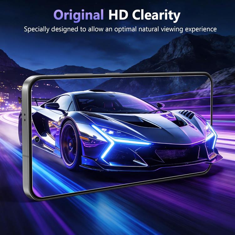 For Galaxy A56 5G 25pcs High-Aluminum Full-Coverage Anti-Fingerprint Screen-Printed Privacy Tempered Glass Film