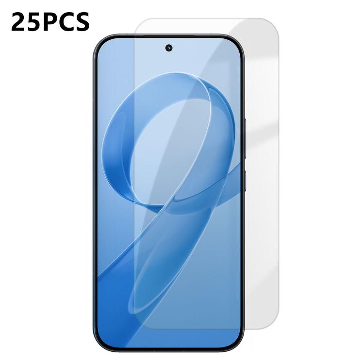 For Redmi K90 Pro Max 25pcs High-Aluminum Semi-Screen Anti-Fingerprint HD Tempered Glass Film
