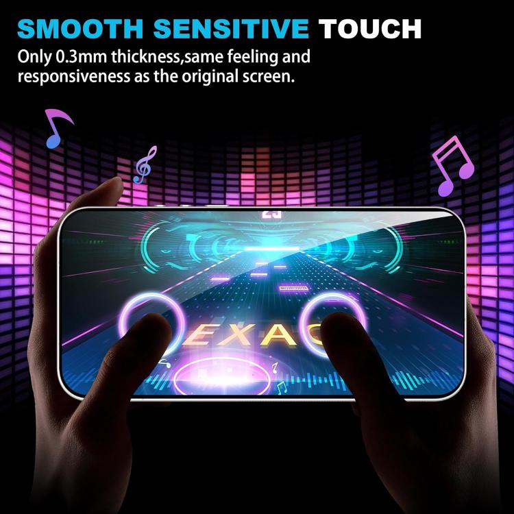 For Xiaomi 17 25pcs High-Aluminum Semi-Screen Anti-Fingerprint HD Tempered Glass Film