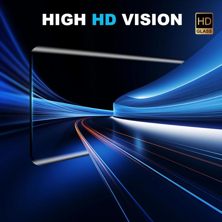 For Realme C100 4G 25pcs High-Aluminum Full-Coverage Anti-Fingerprint Screen-Printed HD Tempered Glass Film