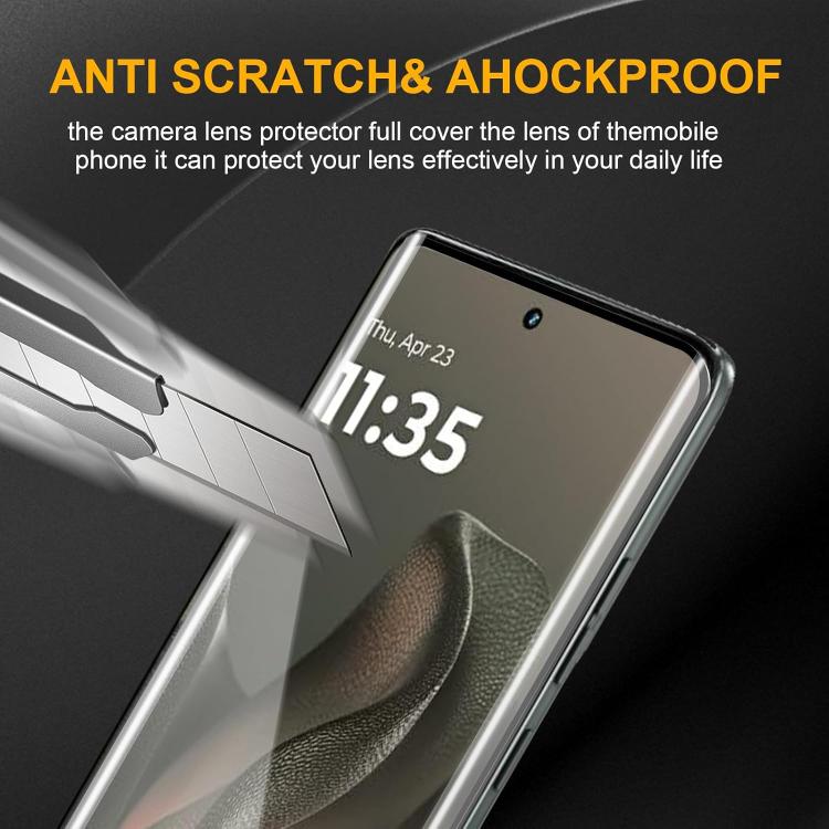For Motorola Edge 50 Fusion 25pcs High-Aluminum Full-Coverage Anti-Fingerprint Screen-Printed HD Curved Tempered Glass Film