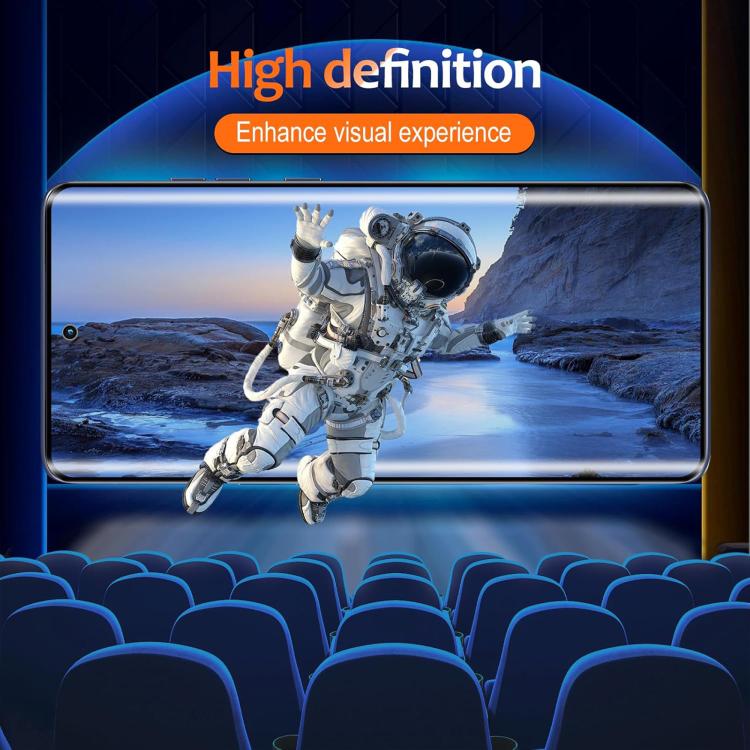 For Realme 14 Pro+ 25pcs High-Aluminum Full-Coverage Anti-Fingerprint Screen-Printed Privacy Curved Tempered Glass Film