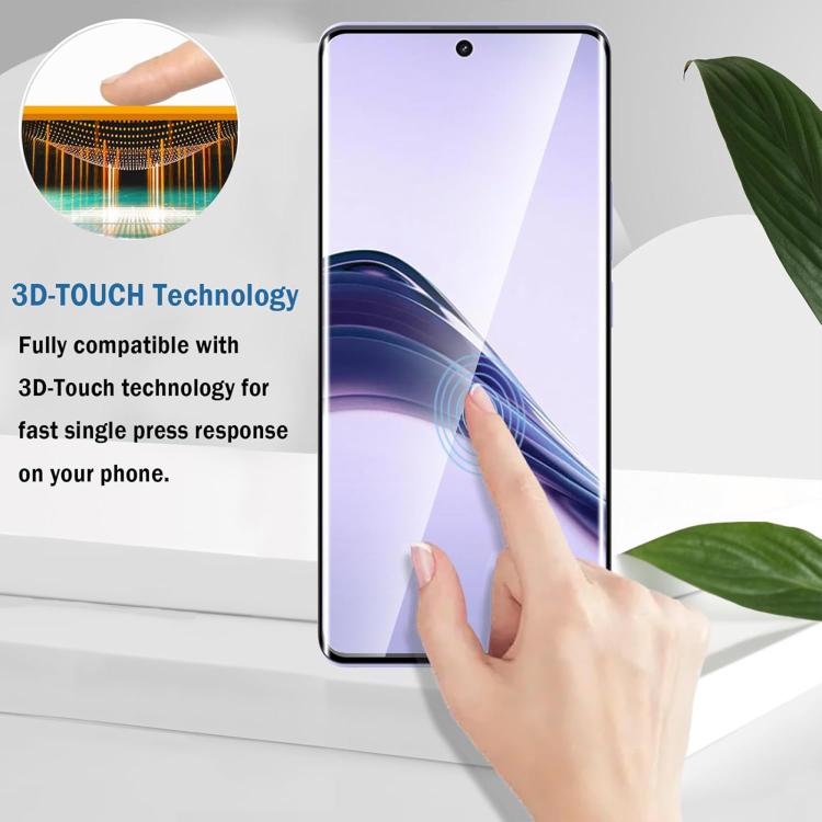 For Realme 14 Pro 25pcs High-Aluminum Full-Coverage Anti-Fingerprint Screen-Printed HD Curved Tempered Glass Film