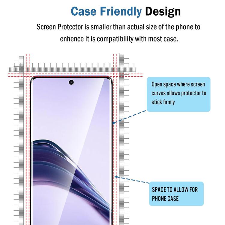 For Realme 14 Pro 25pcs High-Aluminum Full-Coverage Anti-Fingerprint Screen-Printed HD Curved Tempered Glass Film