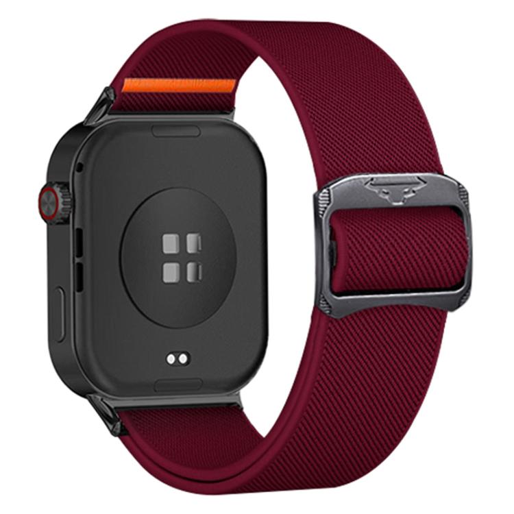 For Xiaomi Band  10 Pro / Redmi Watch 6 / 5 Bull Bead Buckle Elastic Nylon Watch Band