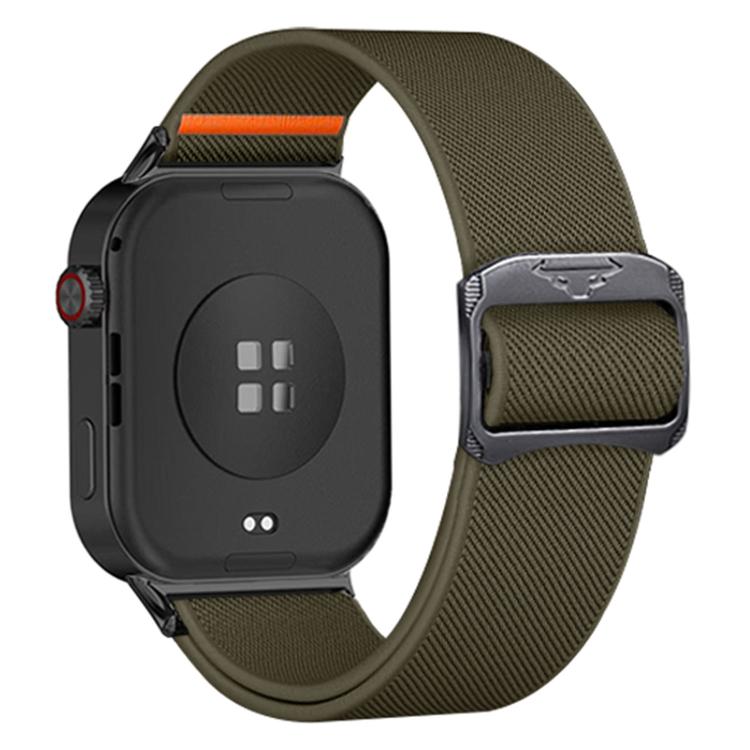 For Xiaomi Band  10 Pro / Redmi Watch 6 / 5 Bull Bead Buckle Elastic Nylon Watch Band
