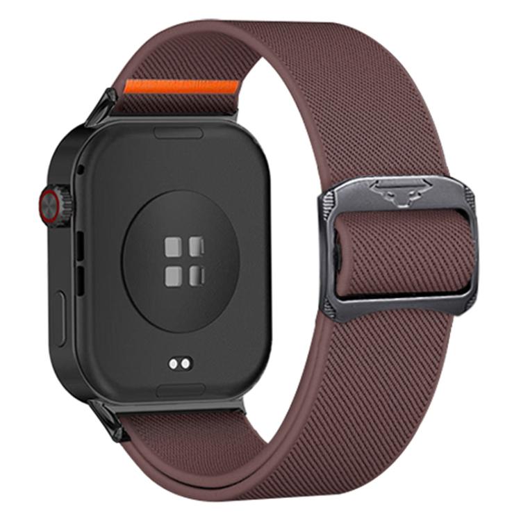 For Xiaomi Band  10 Pro / Redmi Watch 6 / 5 Bull Bead Buckle Elastic Nylon Watch Band