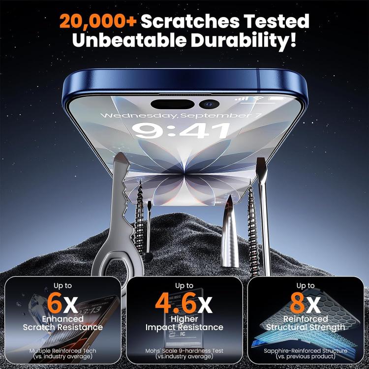 For iPhone 15 Plus 25pcs Ultra-thin Ultrasonic HD Screen-Printed High-Alumina Full Glue Tempered Glass Film