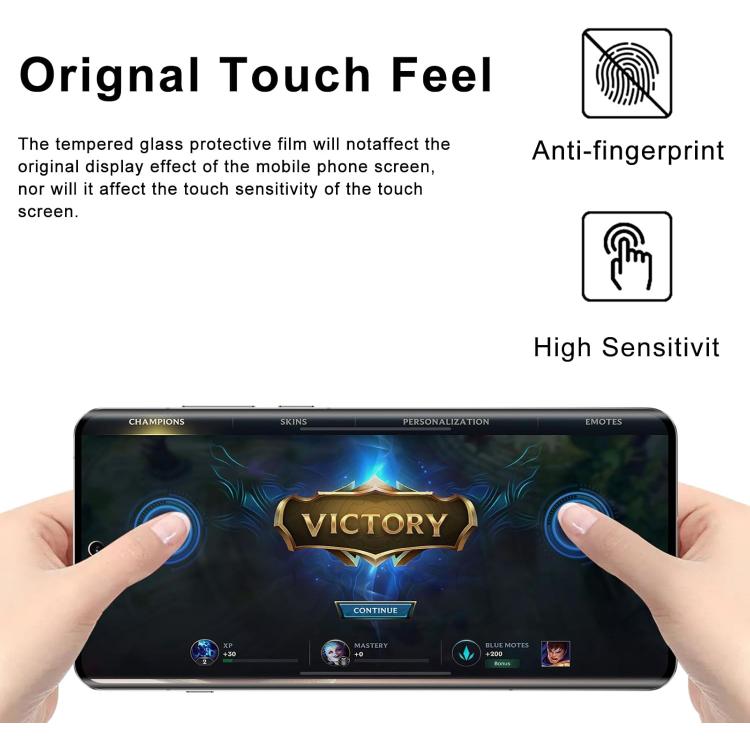 For OnePlus Ace 6 25pcs Ultra-thin Ultrasonic HD Screen-Printed High-Alumina Full Glue Tempered Glass Film