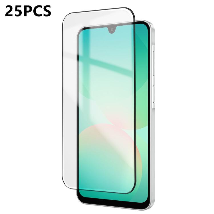 For Samsung Galaxy A27 5G 25pcs Ultra-thin Ultrasonic HD Screen-Printed High-Alumina Full Glue Tempered Glass Film