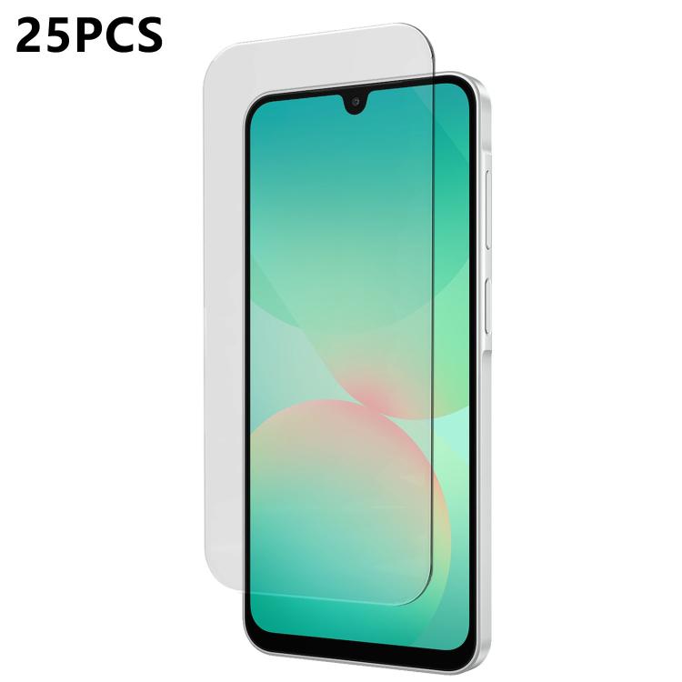 For Samsung Galaxy A27 5G 25pcs 3D Curved Semi-Screen No White Border High-Alumina Full Glue HD Tempered Glass Film