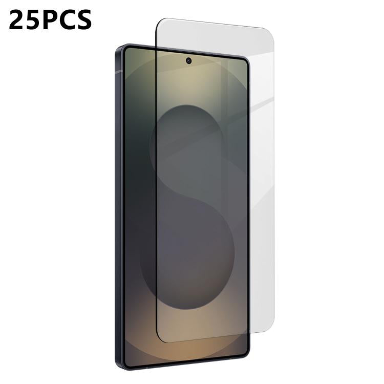 For Samsung Galaxy S25 Ultra 5G 25pcs 3D Curved Semi-Screen No White Border High-Alumina Full Glue HD Tempered Glass Film