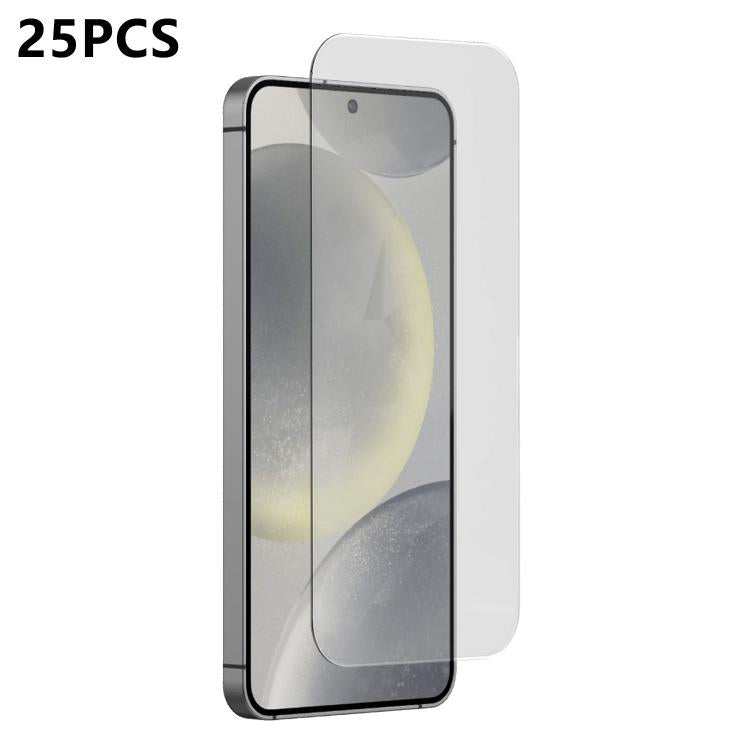 For Samsung Galaxy S24+ 5G 25pcs 3D Curved Semi-Screen No White Border High-Alumina Full Glue HD Tempered Glass Film