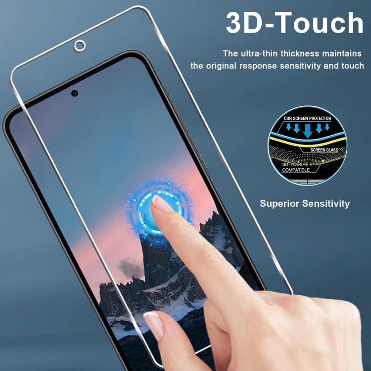 For Samsung Galaxy S25 Edge 5G 25pcs 3D Curved Semi-Screen No White Border High-Alumina Full Glue HD Tempered Glass Film