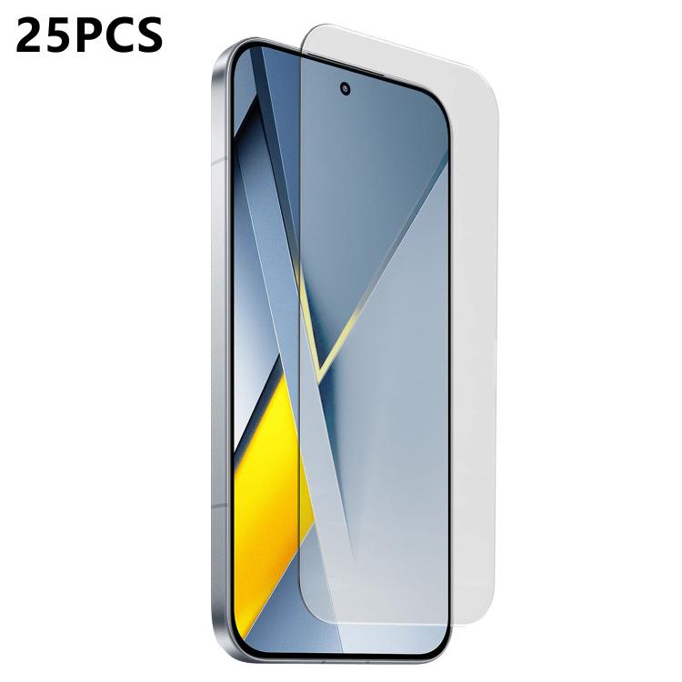 For Xiaomi Poco F8 Ultra 25pcs 3D Curved Semi-Screen No White Border High-Alumina Full Glue HD Tempered Glass Film
