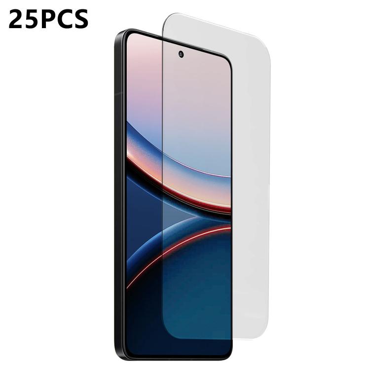 For Xiaomi Poco F7 Ultra 25pcs 3D Curved Semi-Screen No White Border High-Alumina Full Glue HD Tempered Glass Film