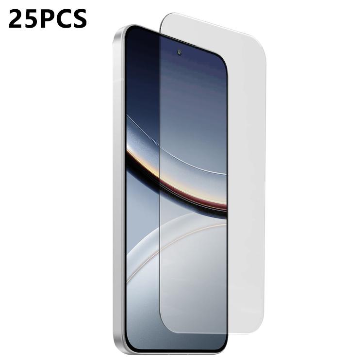 For Xiaomi Poco F7 Pro 25pcs 3D Curved Semi-Screen No White Border High-Alumina Full Glue HD Tempered Glass Film