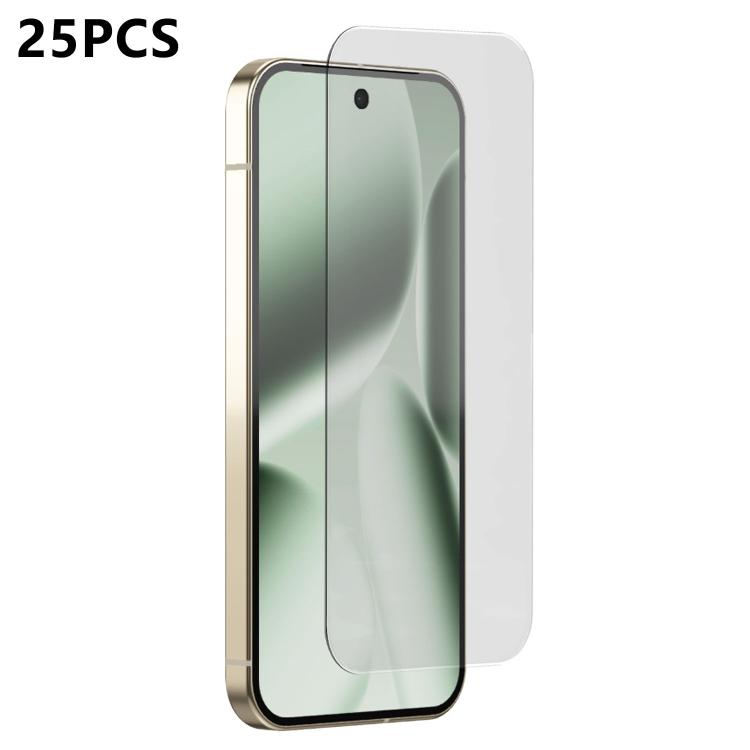 For Google Pixel 10 Pro XL 25pcs 3D Curved Semi-Screen No White Border High-Alumina Full Glue HD Tempered Glass Film