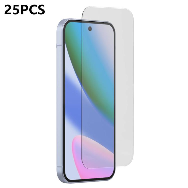 For Google Pixel 10 25pcs 3D Curved Semi-Screen No White Border High-Alumina Full Glue HD Tempered Glass Film