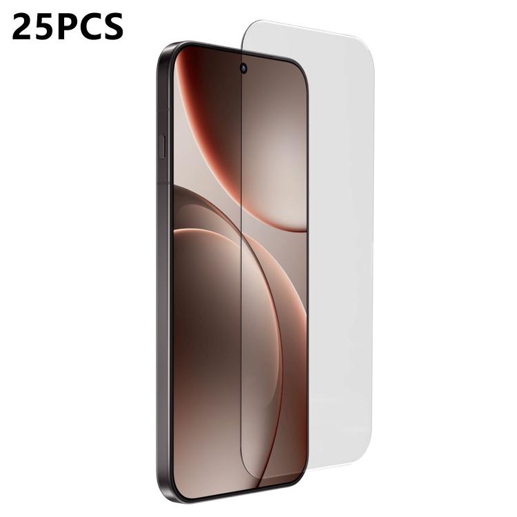 For OPPO Find X9 Pro 25pcs 3D Curved Semi-Screen No White Border High-Alumina Full Glue HD Tempered Glass Film