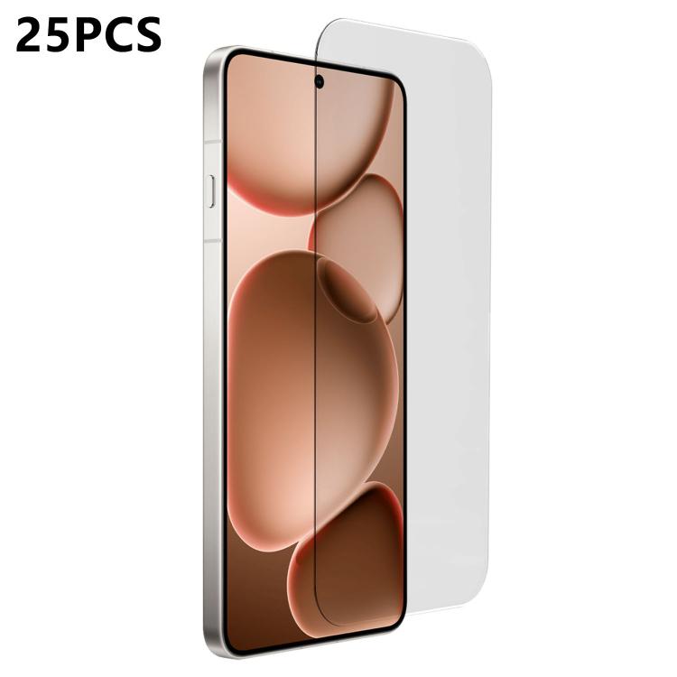 For OPPO Find X8 Ultra 25pcs 3D Curved Semi-Screen No White Border High-Alumina Full Glue HD Tempered Glass Film
