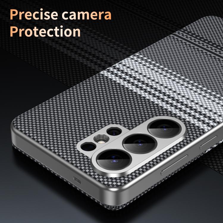 For Samsung Galaxy S26 Ultra 5G Rainbow Plaid Pattern Smart View Vegan Leather Phone Case