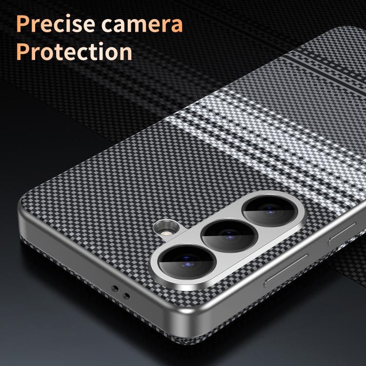 For Samsung Galaxy A36 / A56 5G Rainbow Plaid Pattern Smart View Vegan Leather Phone Case