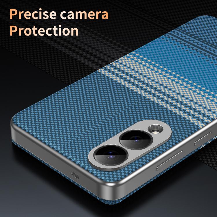 For Samsung Galaxy S25 Edge 5G Rainbow Plaid Pattern Smart View Vegan Leather Phone Case