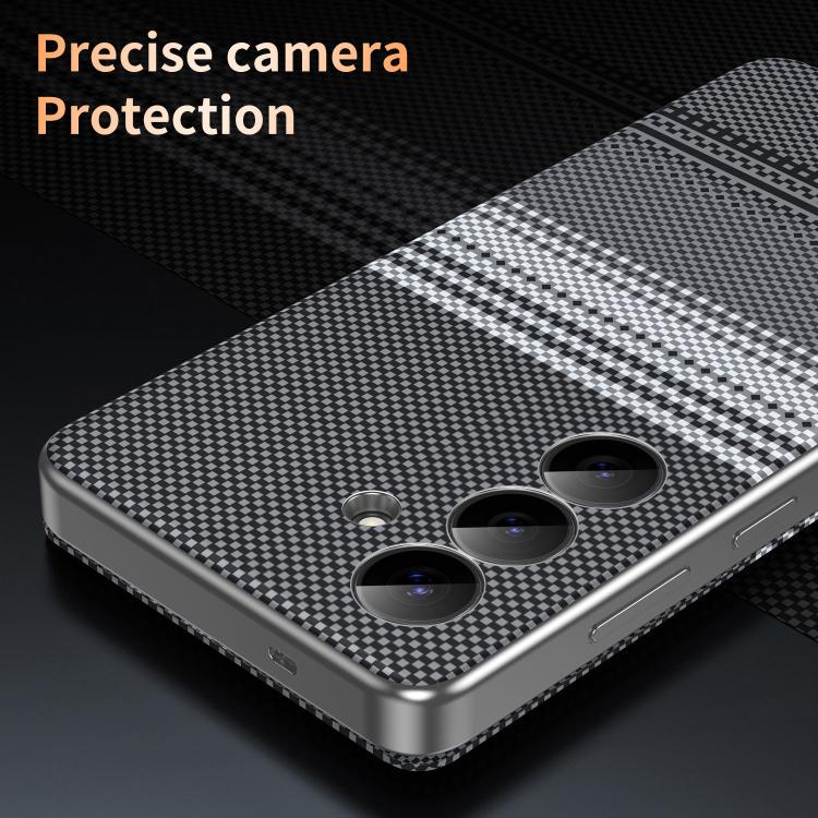 For samsung Galaxy S25 FE 5G Rainbow Plaid Pattern Smart View Vegan Leather Phone Case