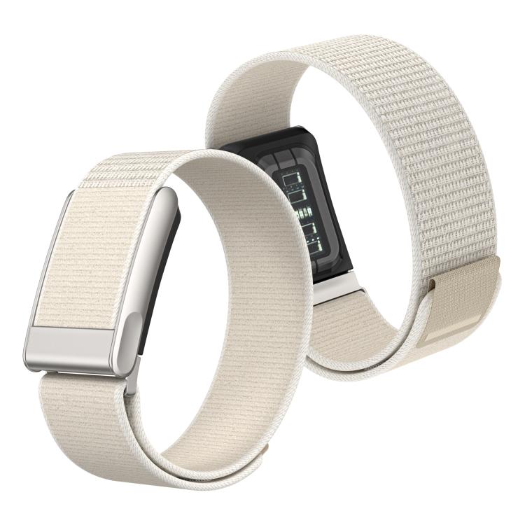 For WHOOP 5.0 Electrocardiogram Hook And Loop Fastener Adjustable Nylon Watch Band