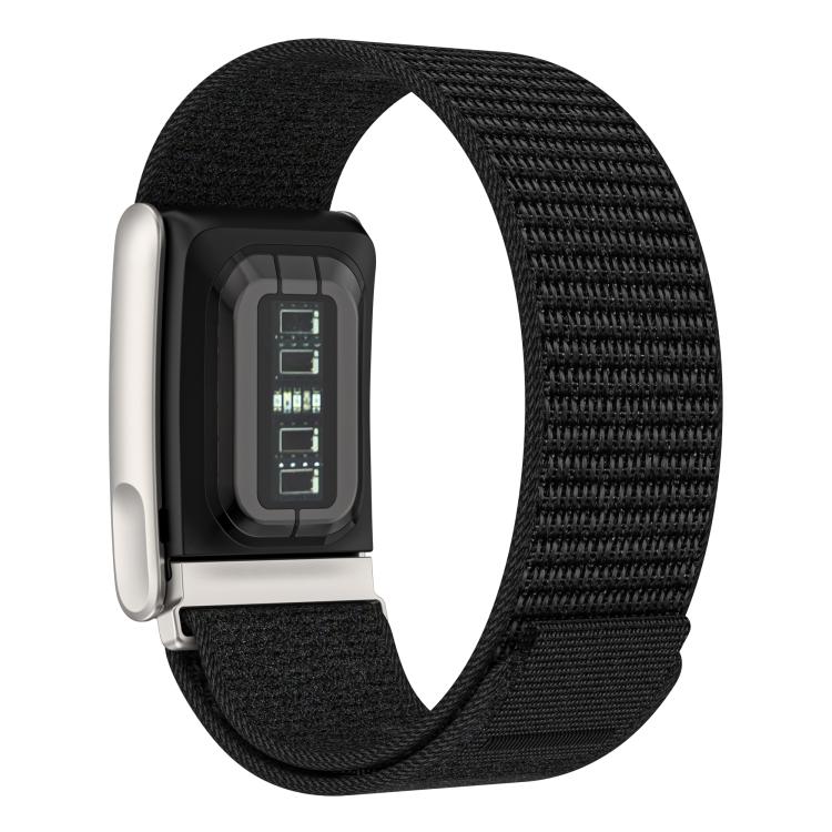 For WHOOP 5.0 Electrocardiogram Hook And Loop Fastener Adjustable Nylon Watch Band