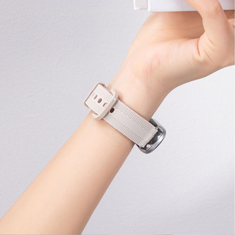 For Xiaomi Band 10 / 9 / 8 Line Pattern Silicone Watch Band